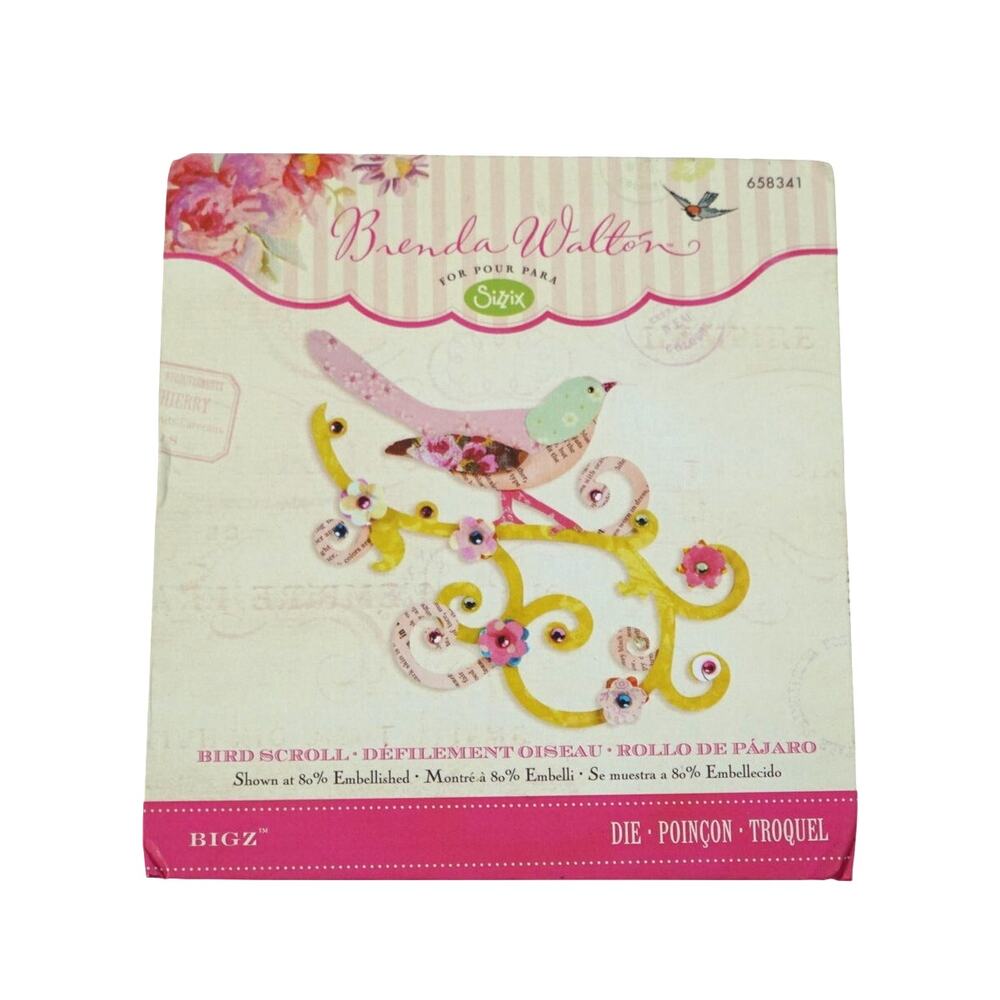 Sizzix Brenda Walton Bird Scroll 658341